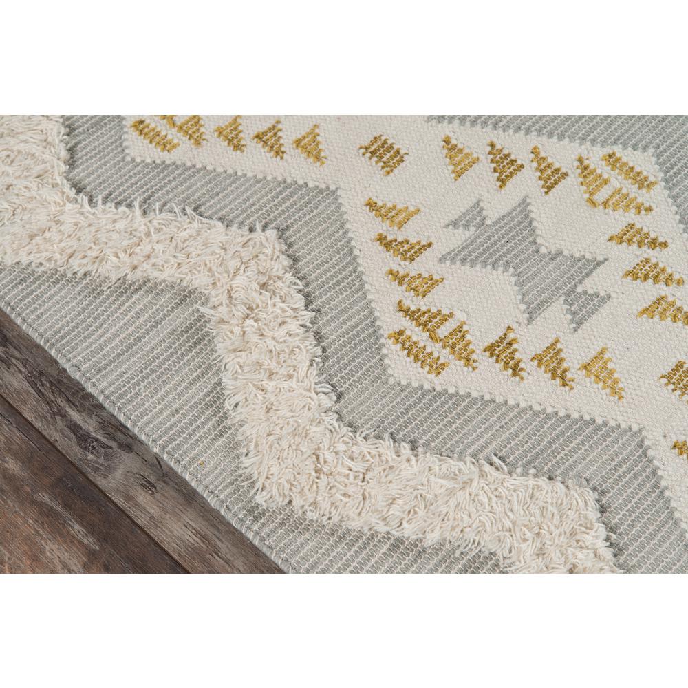 Contemporary Rectangle Area Rug, Grey, 3' X 5'. Picture 3