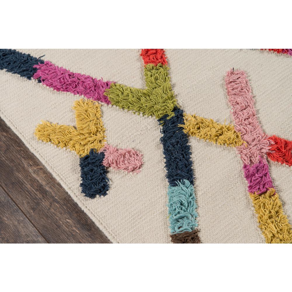 Contemporary Rectangle Area Rug, Multi, 3' X 5'. Picture 3