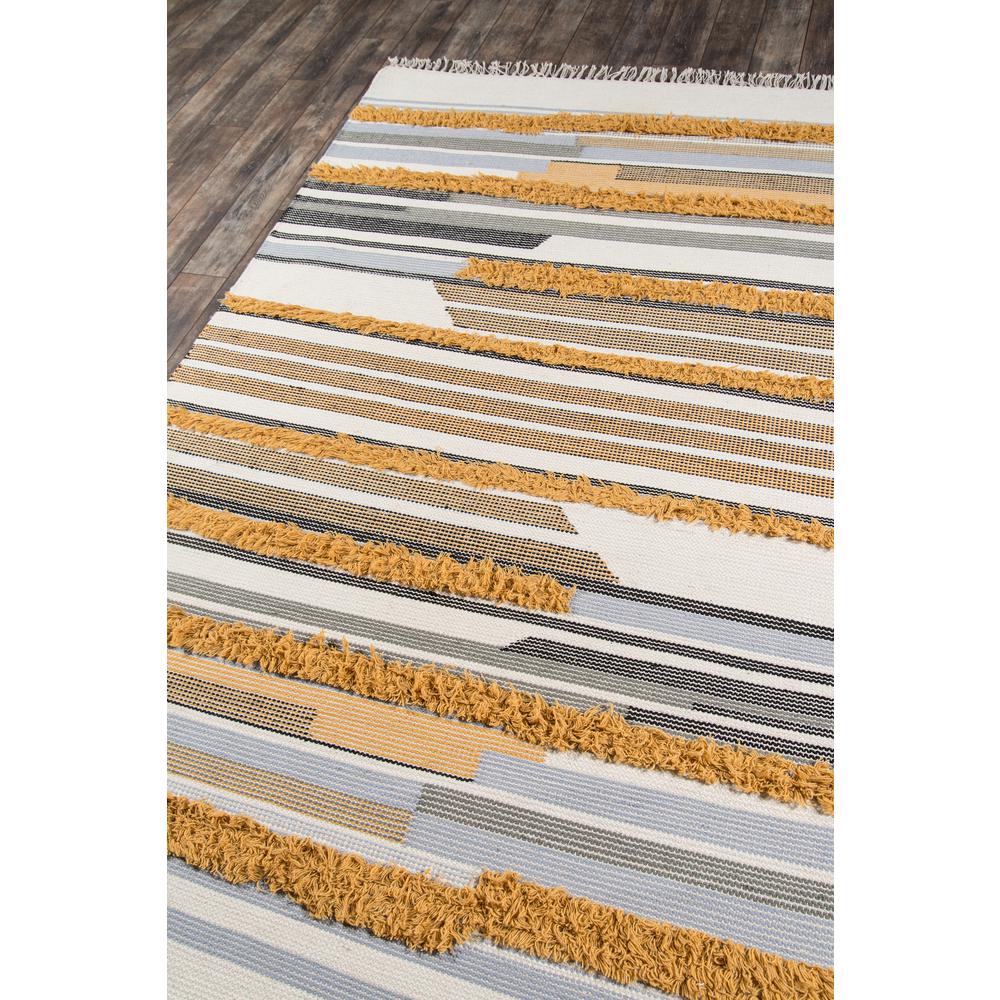 Contemporary Rectangle Area Rug, Mustard, 3' X 5'. Picture 2