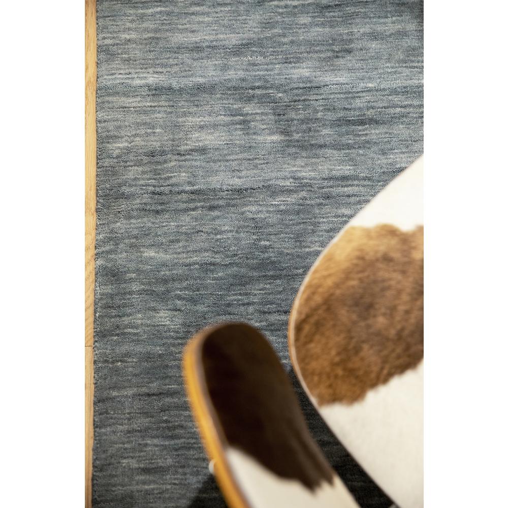 Contemporary Rectangle Area Rug, Blue, 8' X 10'. Picture 13