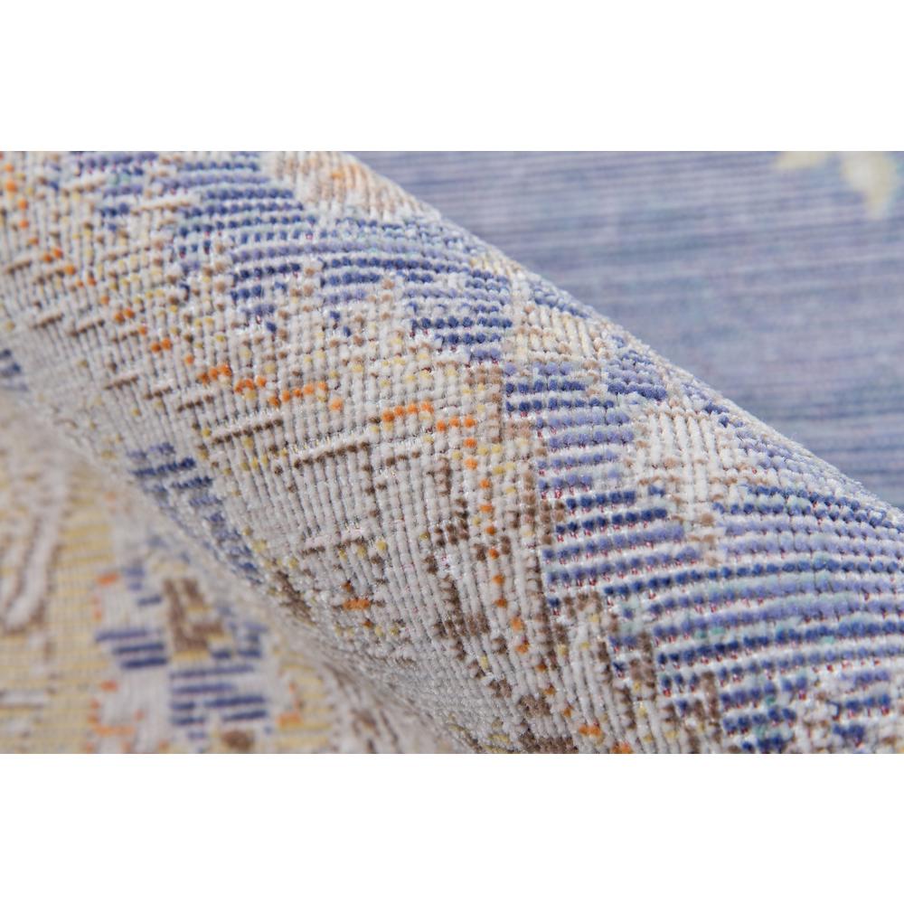 Traditional Rectangle Area Rug, Periwinkle, 4' X 6'. Picture 4
