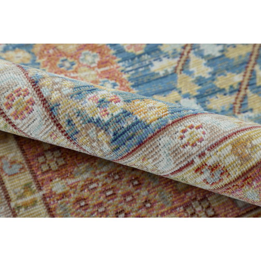 Traditional Rectangle Area Rug, Blue, 4' X 6'. Picture 3