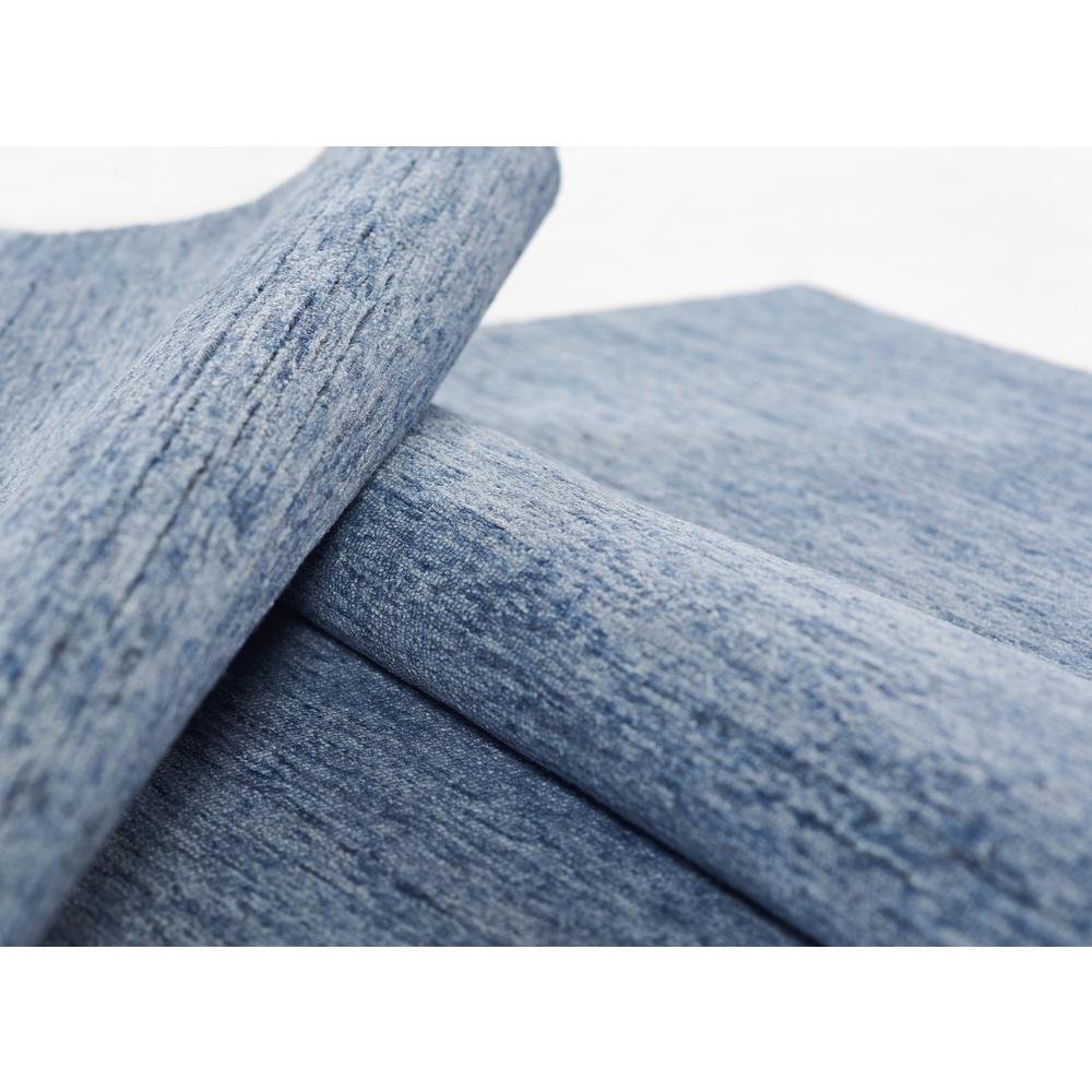 Contemporary Runner Area Rug, Denim, 2'3" X 8' Runner. Picture 7