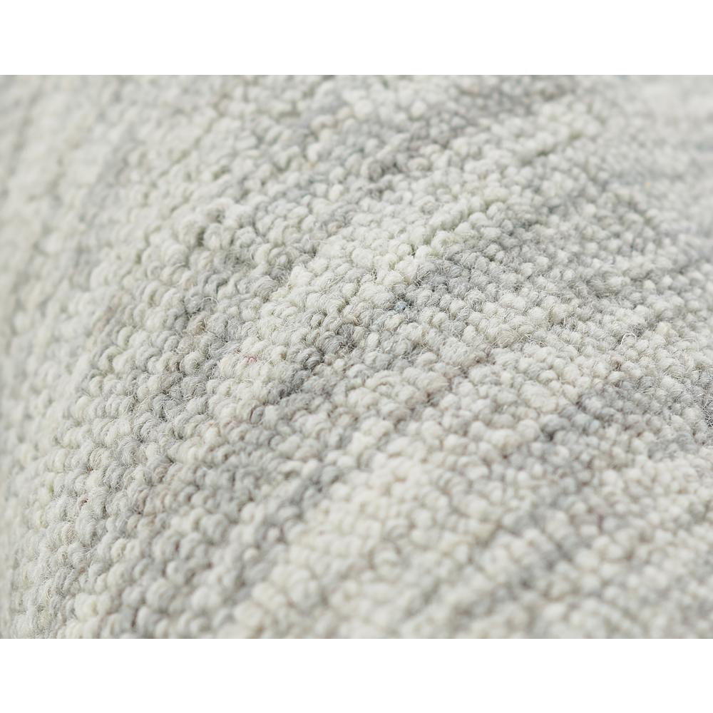 Contemporary Runner Area Rug, Light Grey, 2'3" X 8' Runner. Picture 4