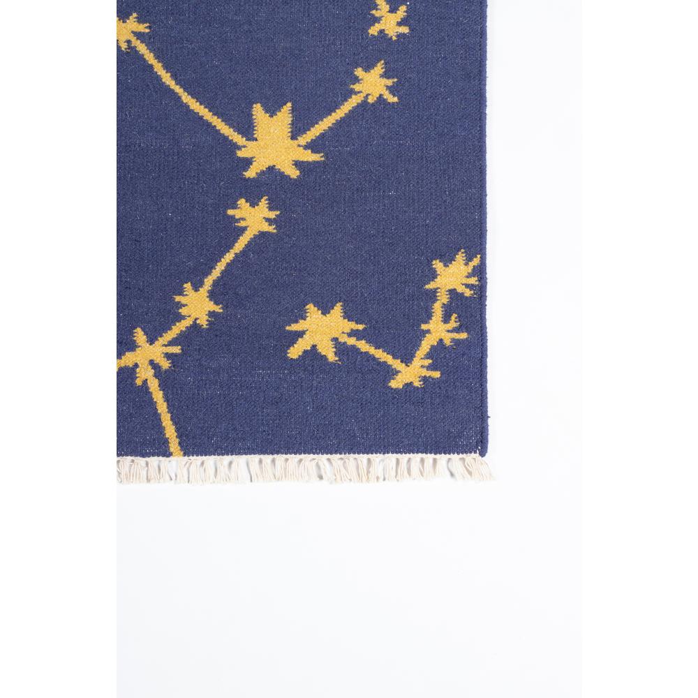 Contemporary Rectangle Area Rug, Navy, 3'6" X 5'6". Picture 2