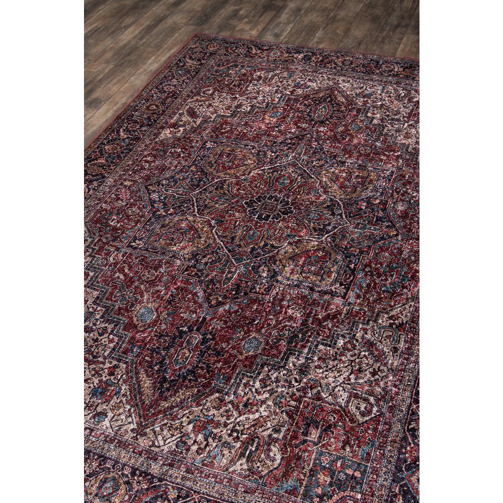 Traditional Rectangle Area Rug, Burgundy, 3'6" X 5'6". Picture 2