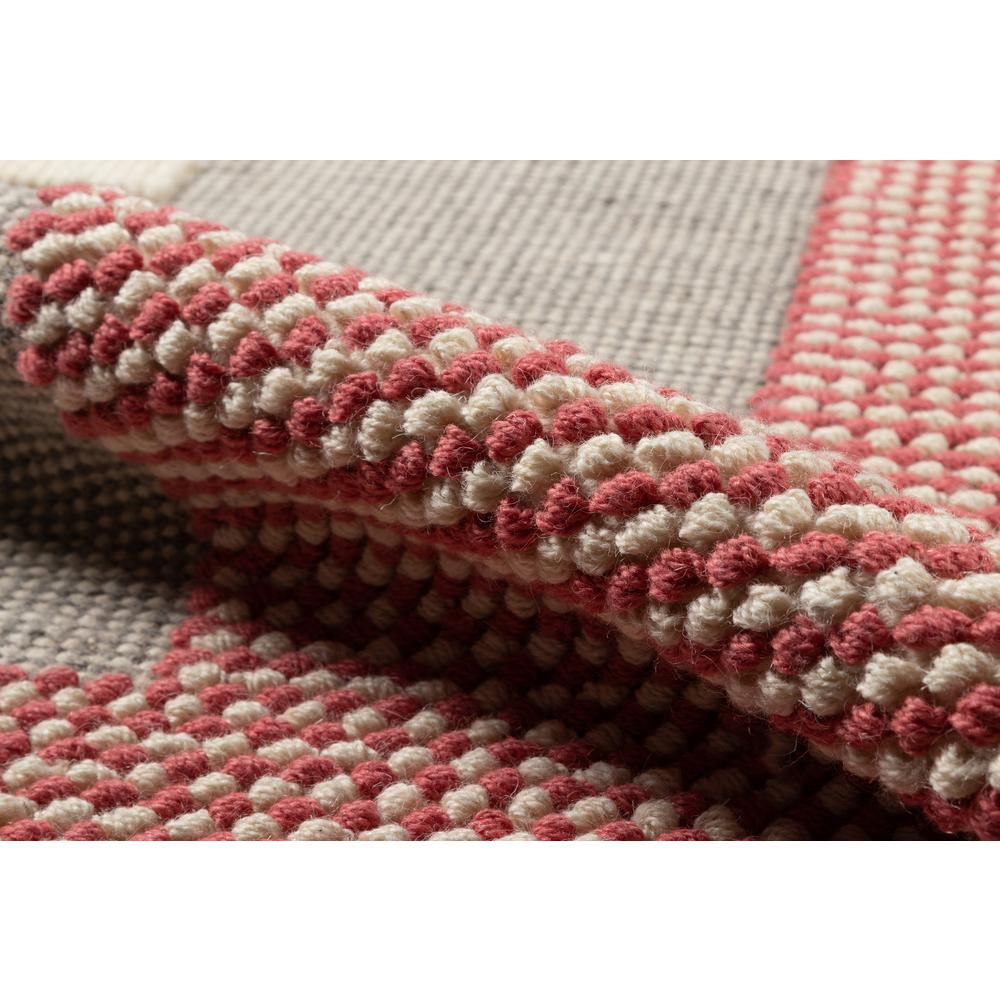 Contemporary Rectangle Area Rug, Pink, 3'6" X 5'6". Picture 4