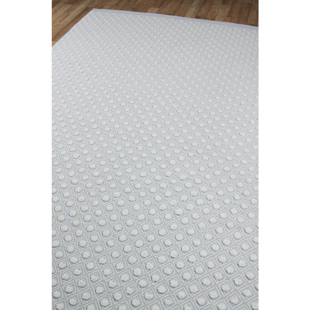 Modern Rectangle Area Rug, Blue, 5' X 8'. Picture 2