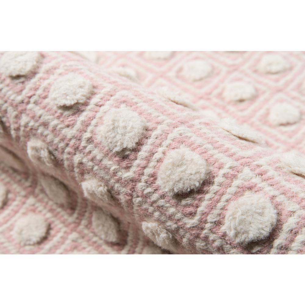 Modern Rectangle Area Rug, Pink, 5' X 8'. Picture 4