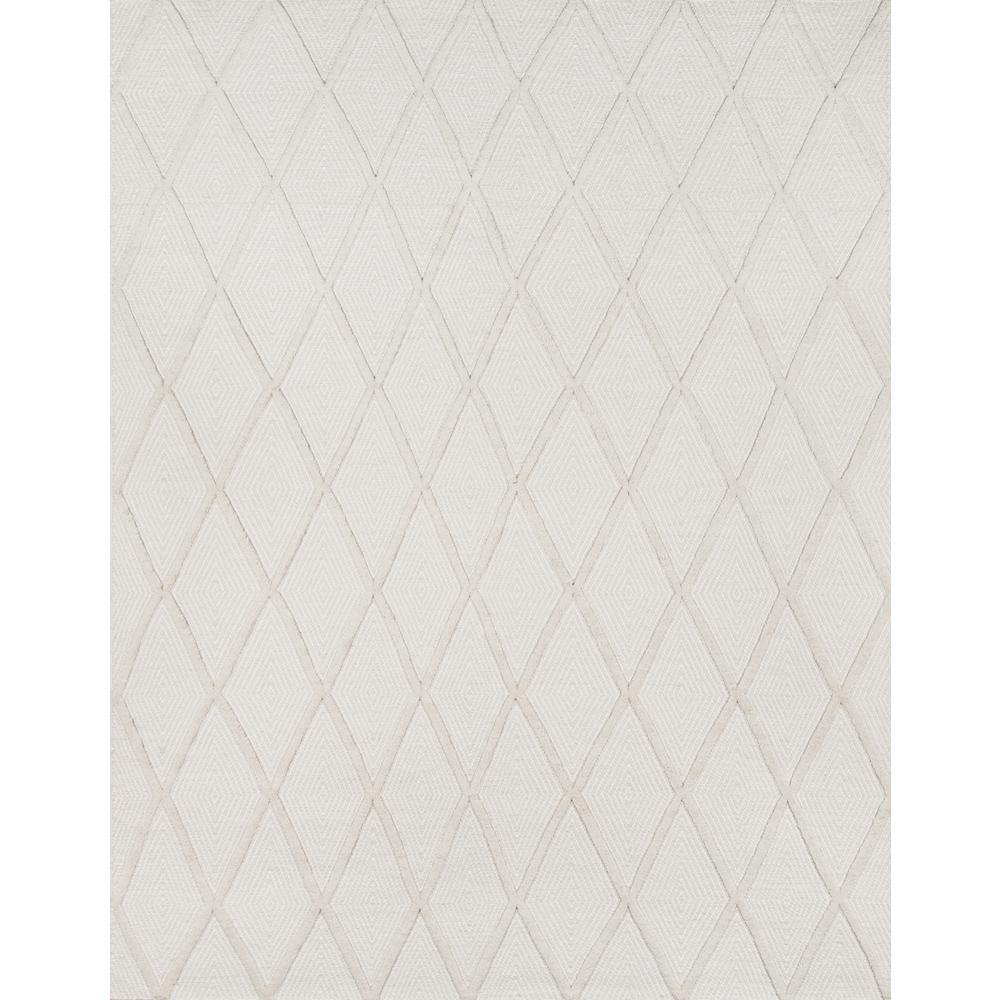 Modern Rectangle Area Rug, Beige, 5' X 8'. Picture 1