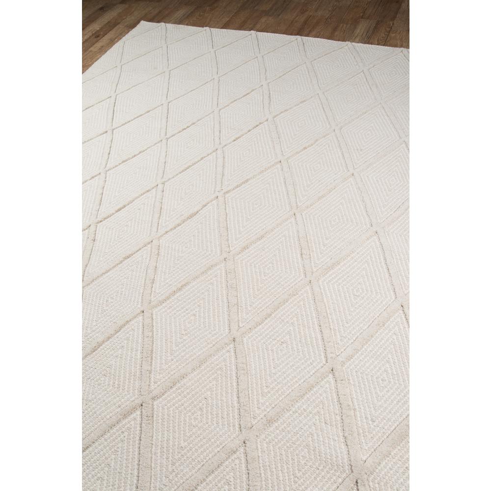 Modern Rectangle Area Rug, Beige, 5' X 8'. Picture 2