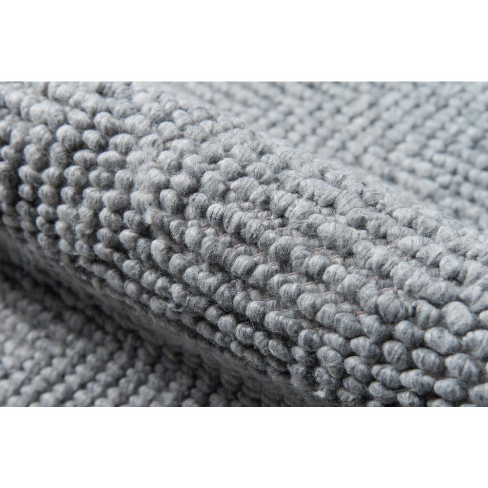 Contemporary Rectangle Area Rug, Grey, 3'9" X 5'9". Picture 4