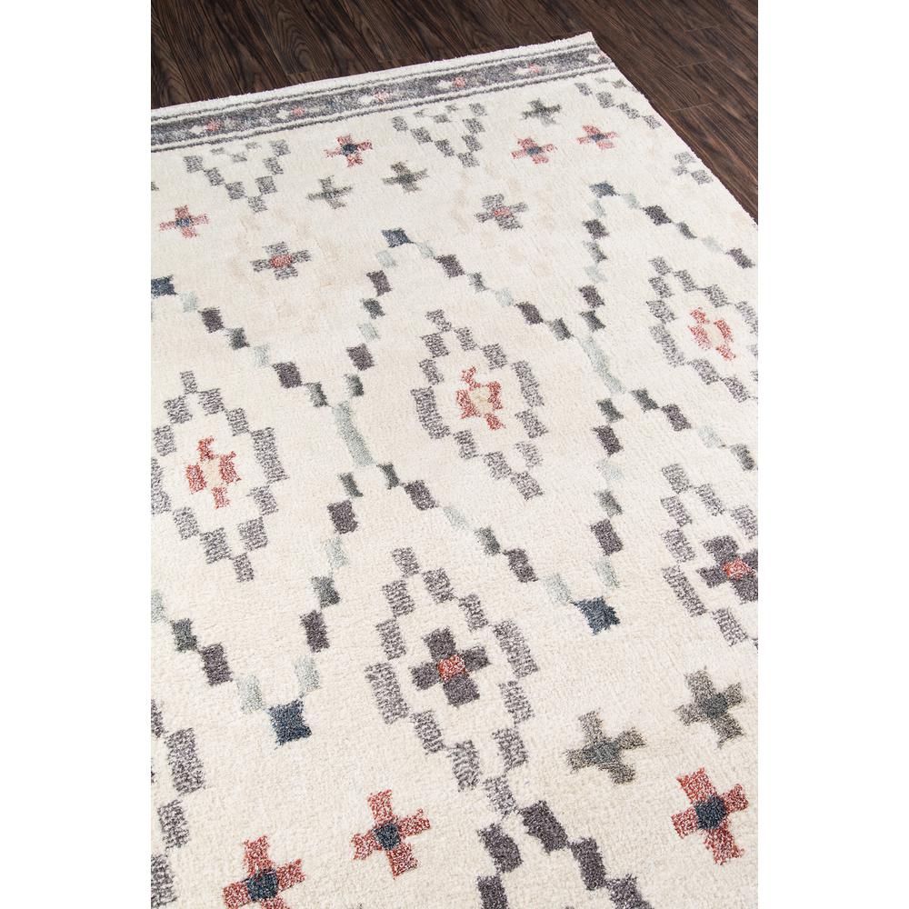Contemporary Rectangle Area Rug, Ivory, 3'11" X 5'7". Picture 2