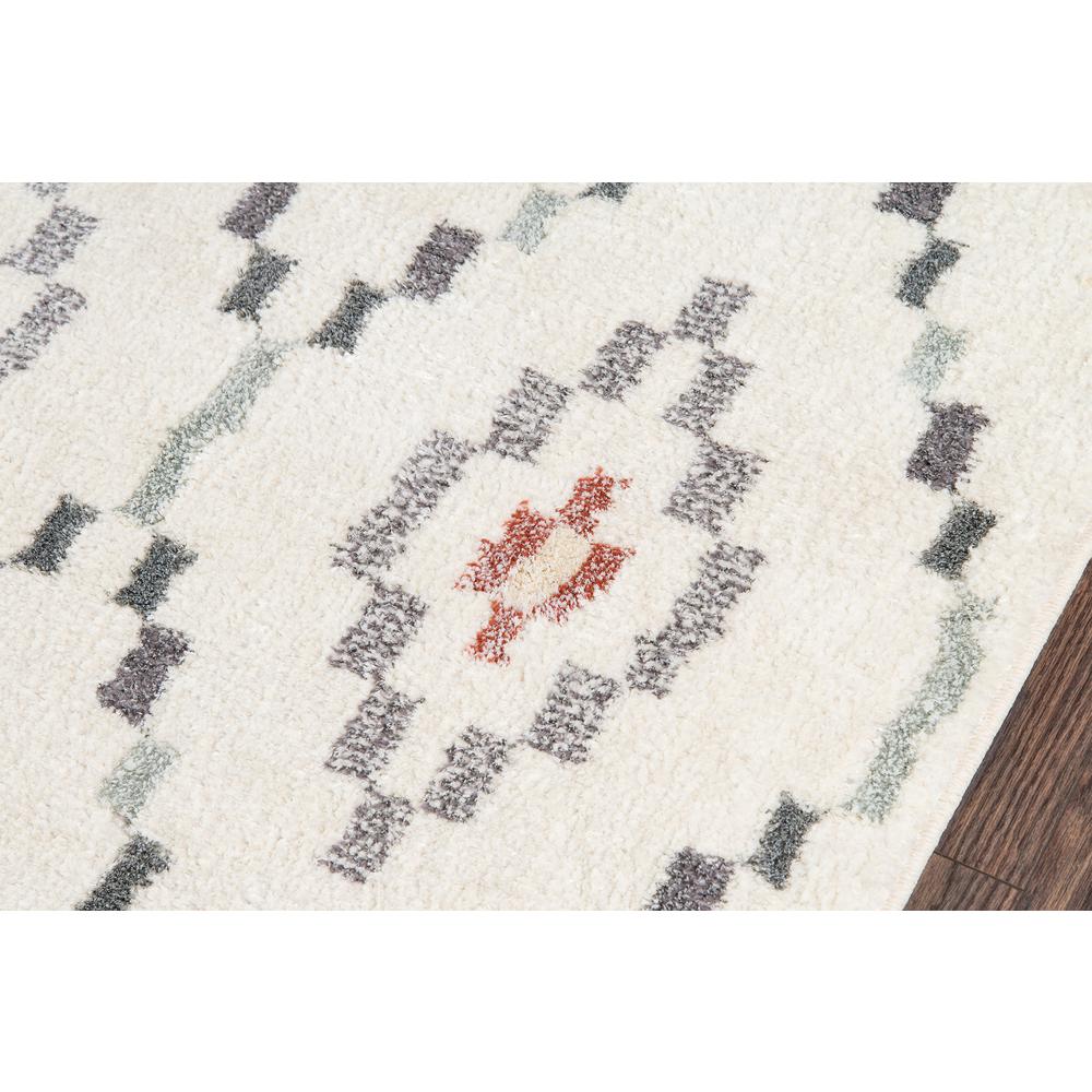 Contemporary Rectangle Area Rug, Ivory, 3'11" X 5'7". Picture 3