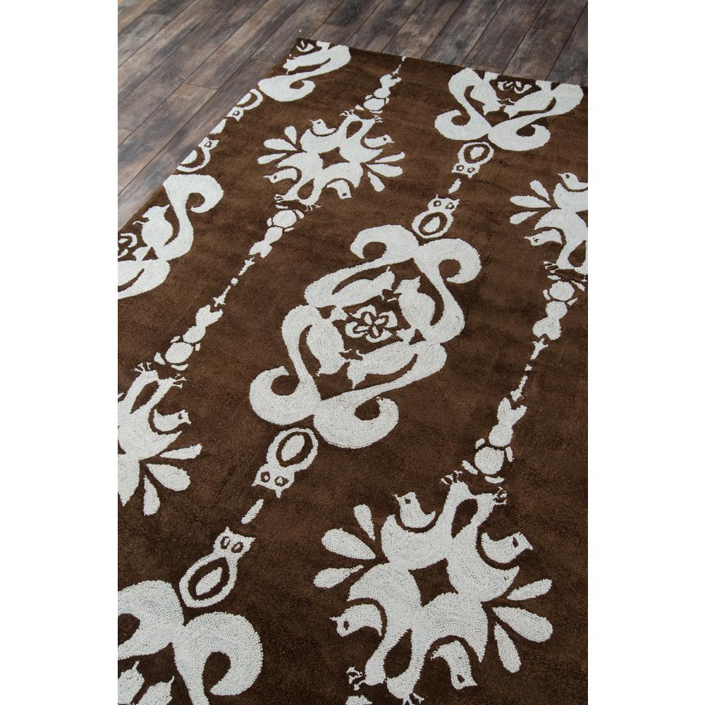 Contemporary Rectangle Area Rug, Baby Blue, 4' X 6'. Picture 2