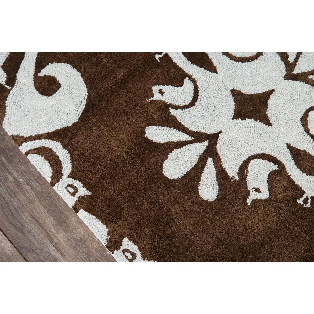 Contemporary Rectangle Area Rug, Baby Blue, 4' X 6'. Picture 3