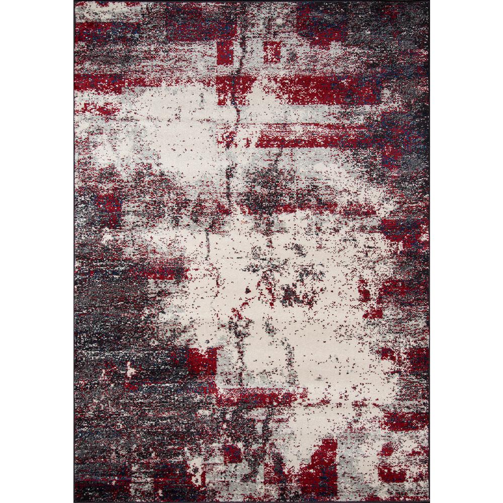 Transitional Rectangle Area Rug, Grey, 3'11" X 5'7". Picture 1