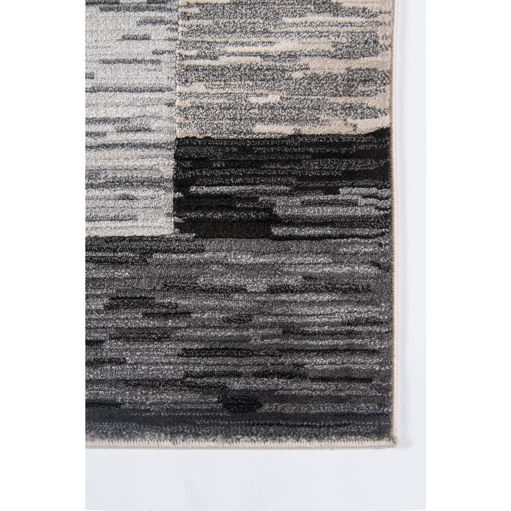 Contemporary Rectangle Area Rug, Charcoal, 3'11" X 5'7". Picture 3