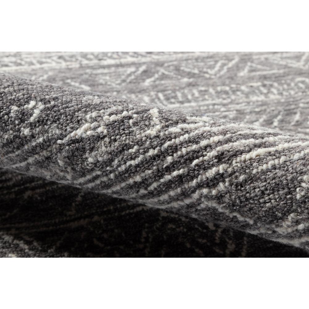 Contemporary Rectangle Area Rug, Grey, 3'6" X 5'6". Picture 4