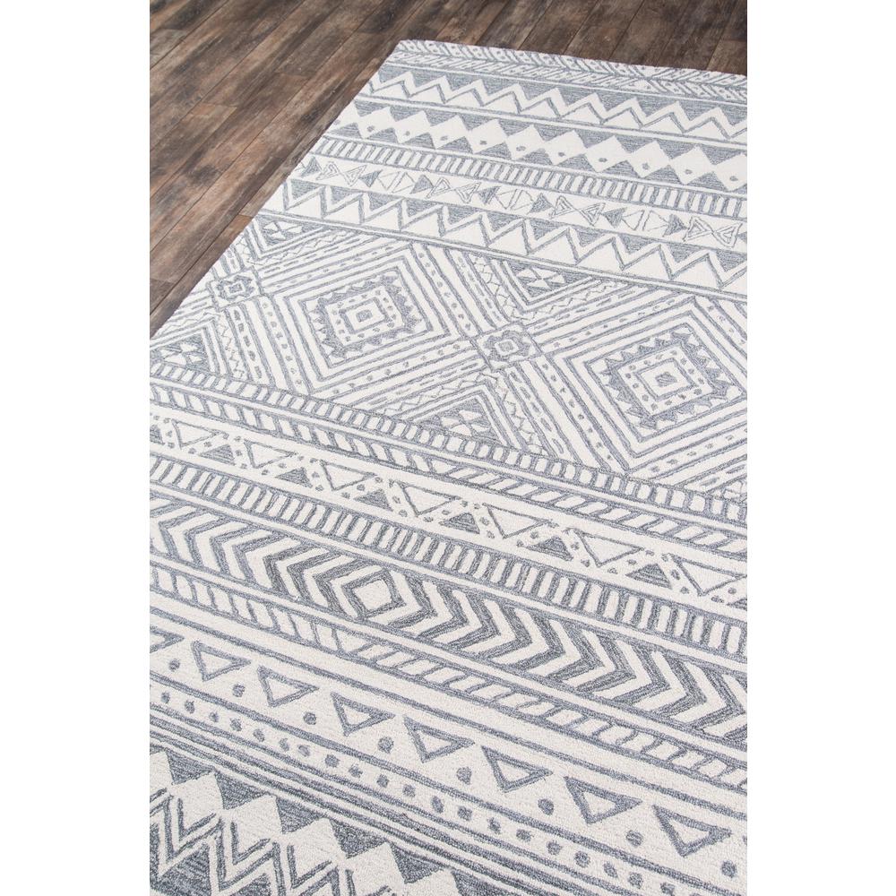 Contemporary Rectangle Area Rug, Grey, 3'6" X 5'6". Picture 2