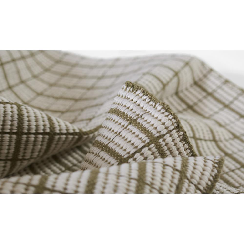 Contemporary Runner Area Rug, Green, 2'3" X 8' Runner. Picture 9