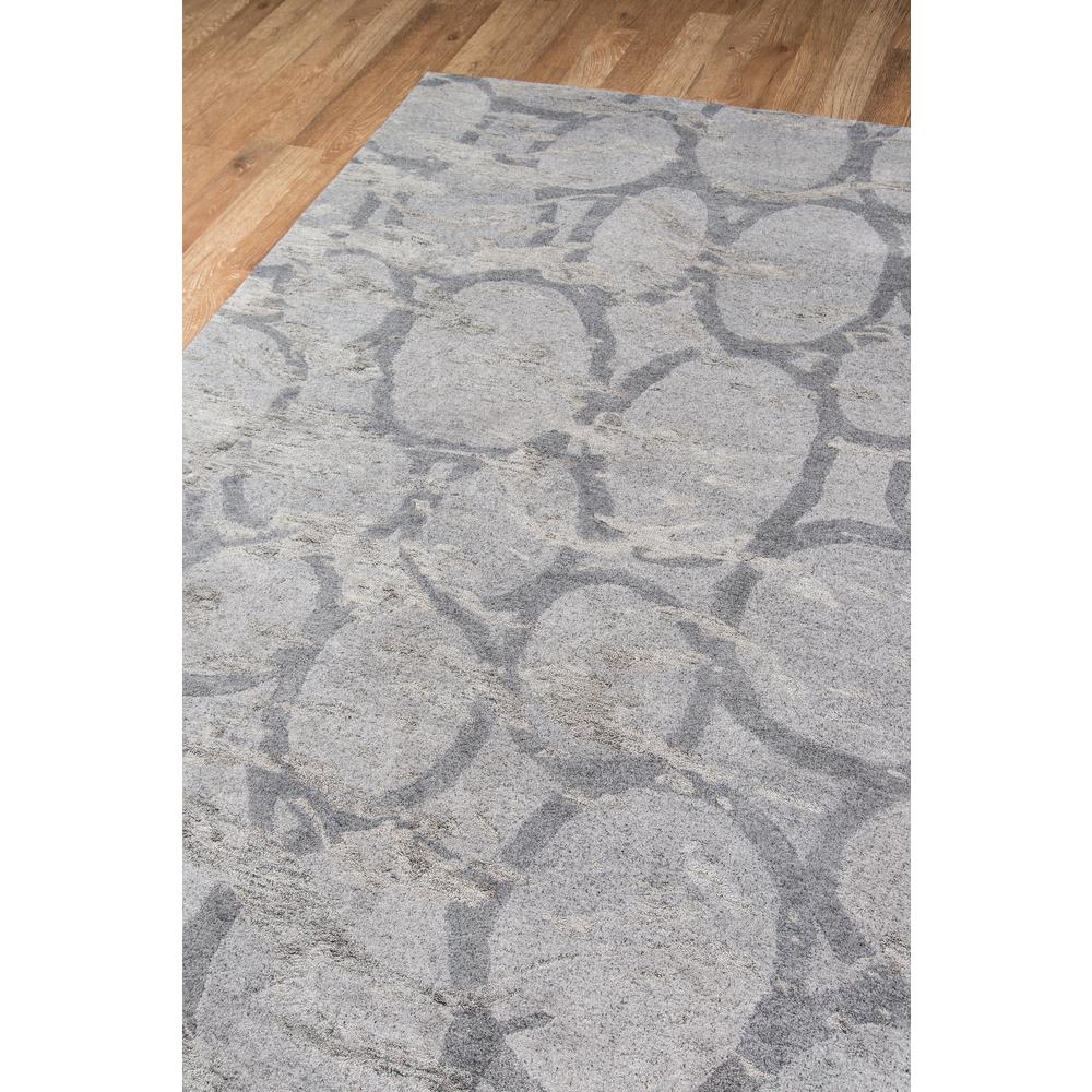 Contemporary Rectangle Area Rug, Silver, 3'6" X 5'6". Picture 2