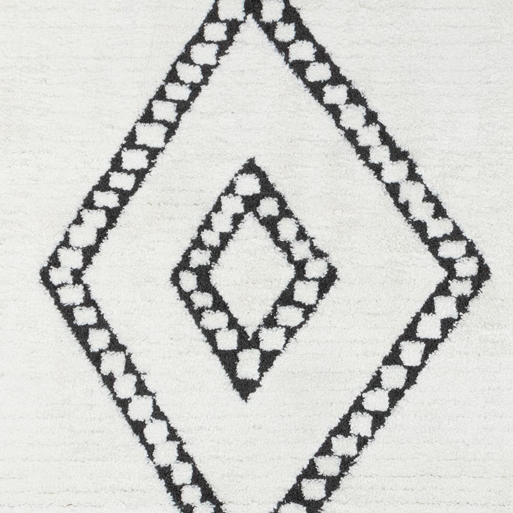 Contemporary Rectangle Area Rug, Ivory, 2' X 3'. Picture 6