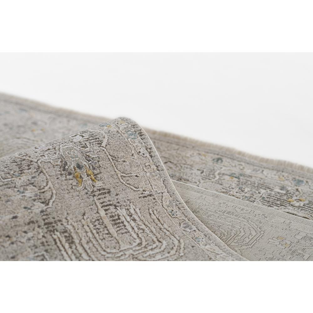 Traditional Rectangle Area Rug, Grey, 5'3" X 7'6". Picture 8