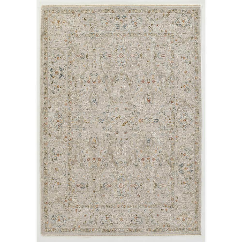 Traditional Rectangle Area Rug, Beige, 5'3" X 7'6". Picture 1