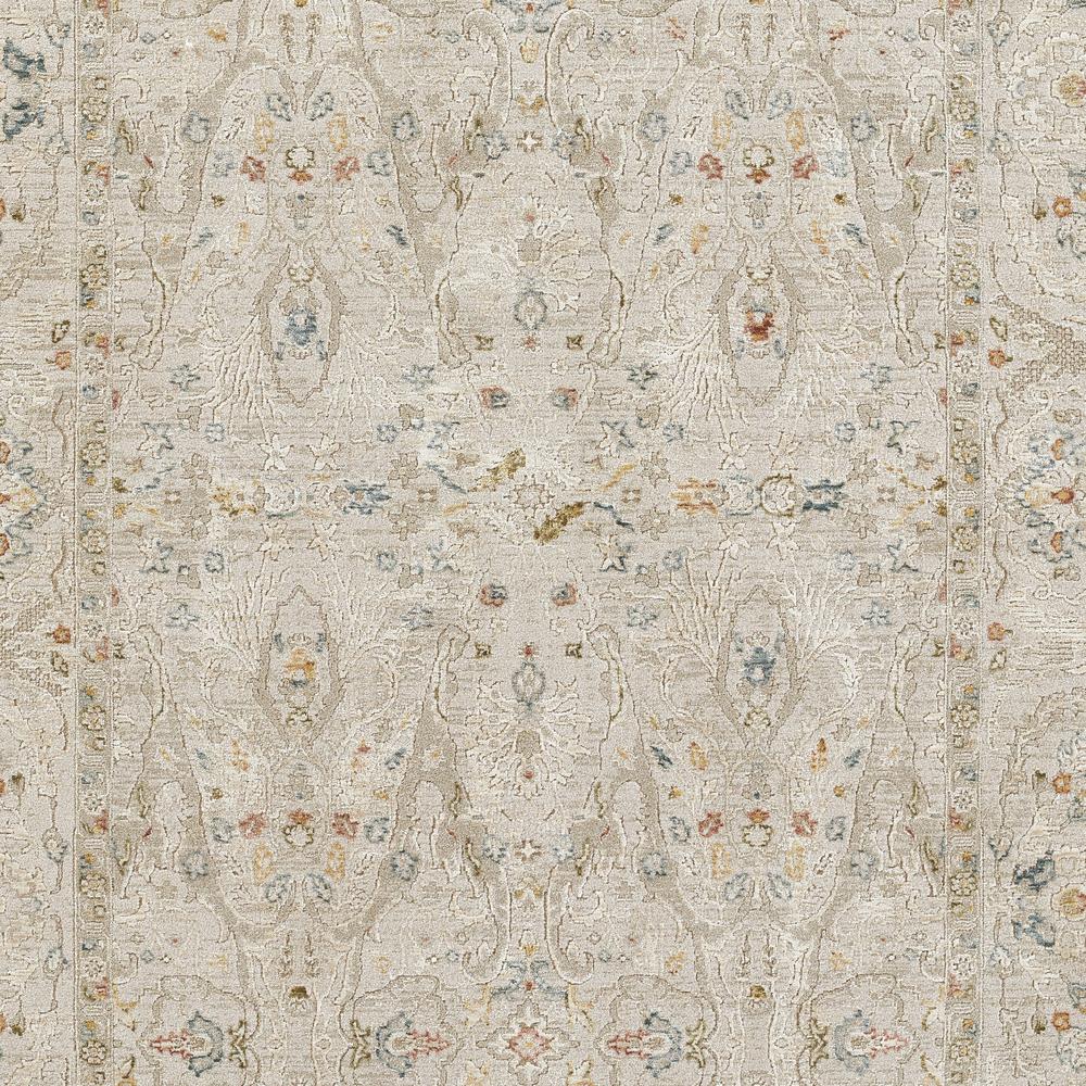 Traditional Rectangle Area Rug, Beige, 5'3" X 7'6". Picture 5
