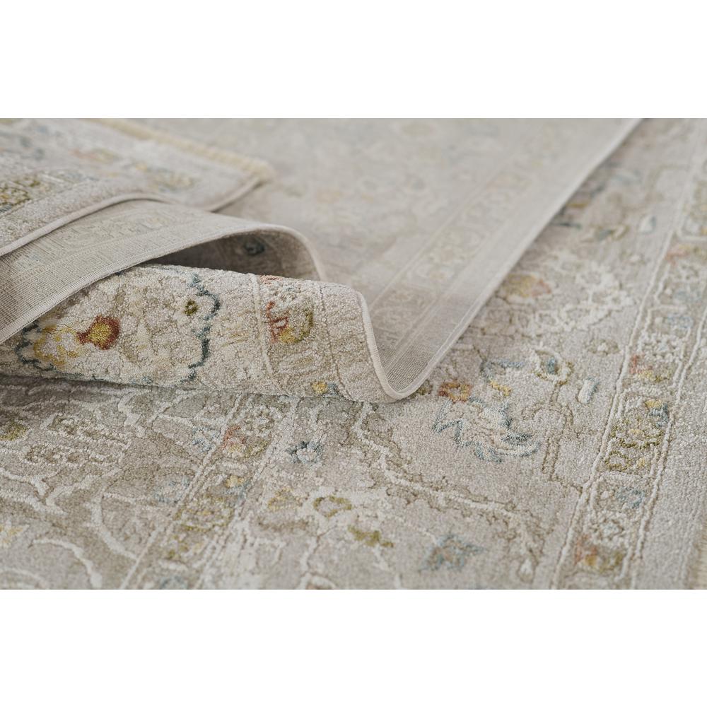 Traditional Rectangle Area Rug, Beige, 5'3" X 7'6". Picture 6