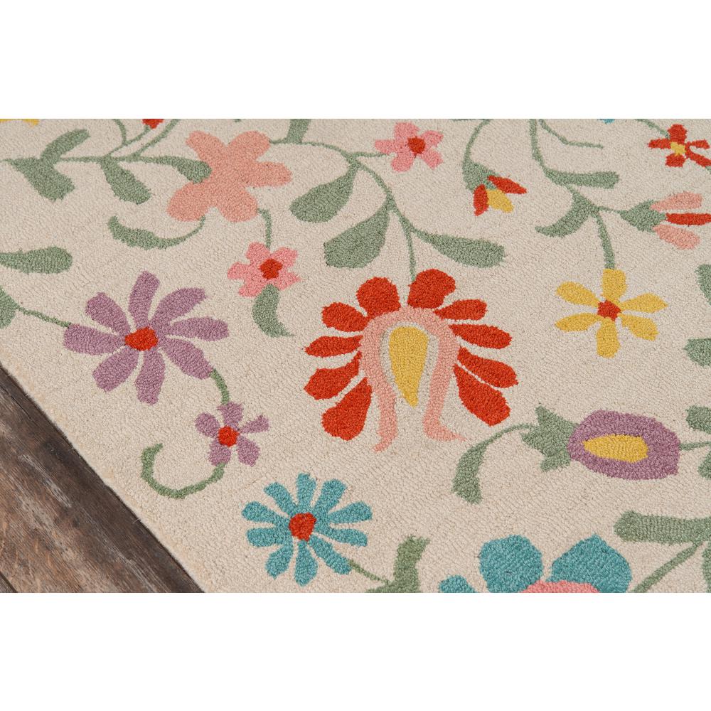 Casual Rectangle Area Rug, Ivory, 3'9" X 5'9". Picture 3