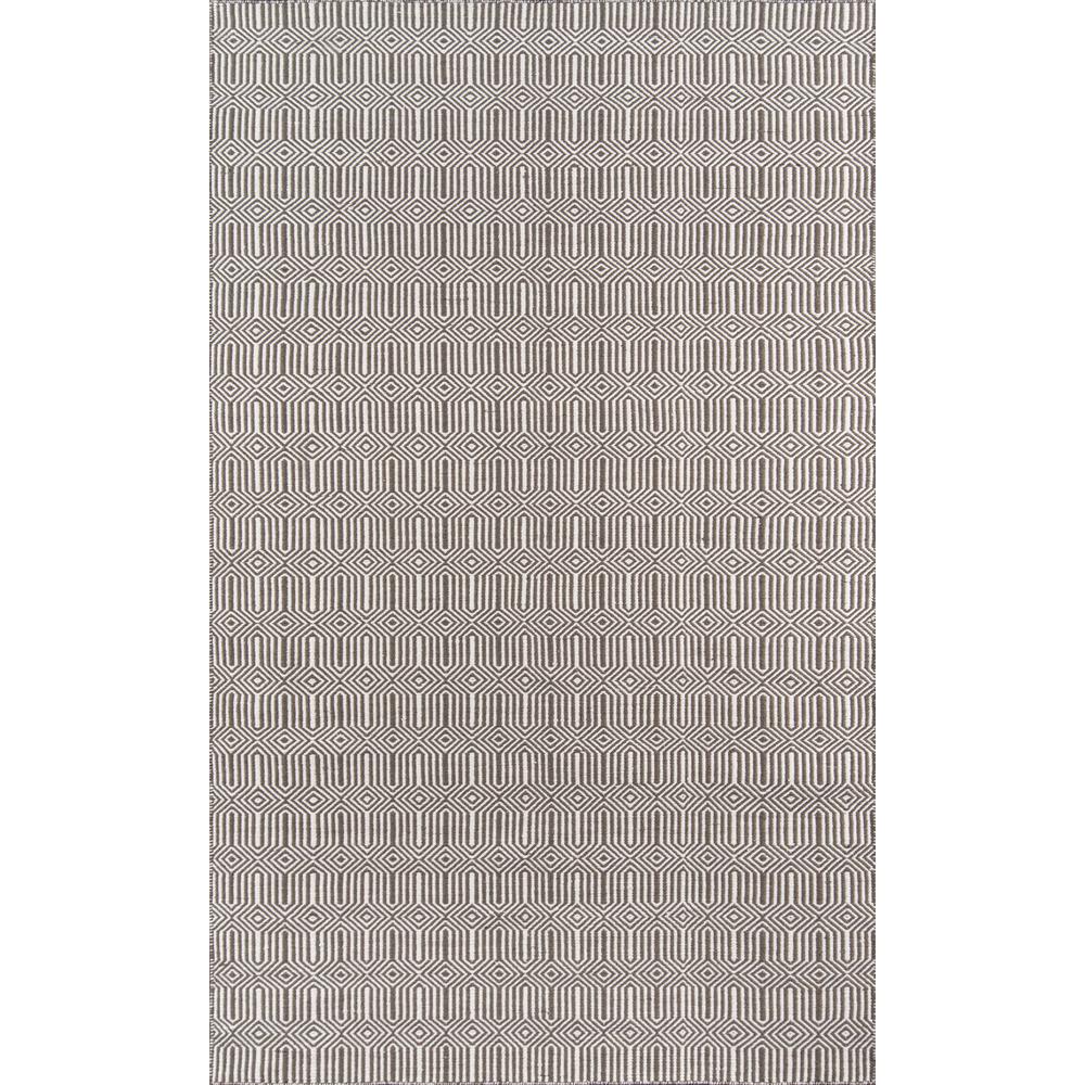 Contemporary Rectangle Area Rug, Brown, 3'6" X 5'6". Picture 1