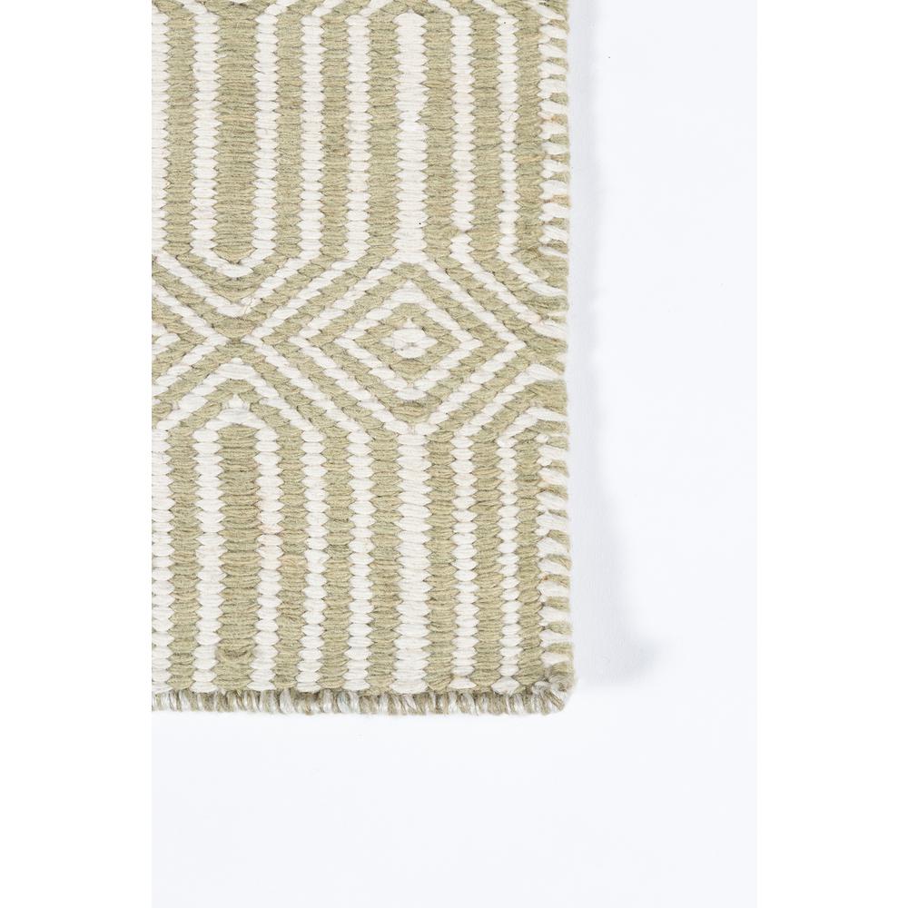 Contemporary Rectangle Area Rug, Green, 3'6" X 5'6". Picture 2