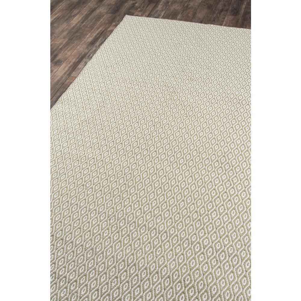 Contemporary Rectangle Area Rug, Green, 3'6" X 5'6". Picture 2