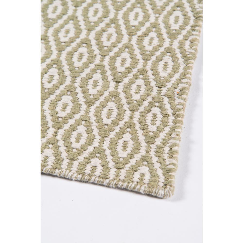 Contemporary Rectangle Area Rug, Green, 3'6" X 5'6". Picture 5