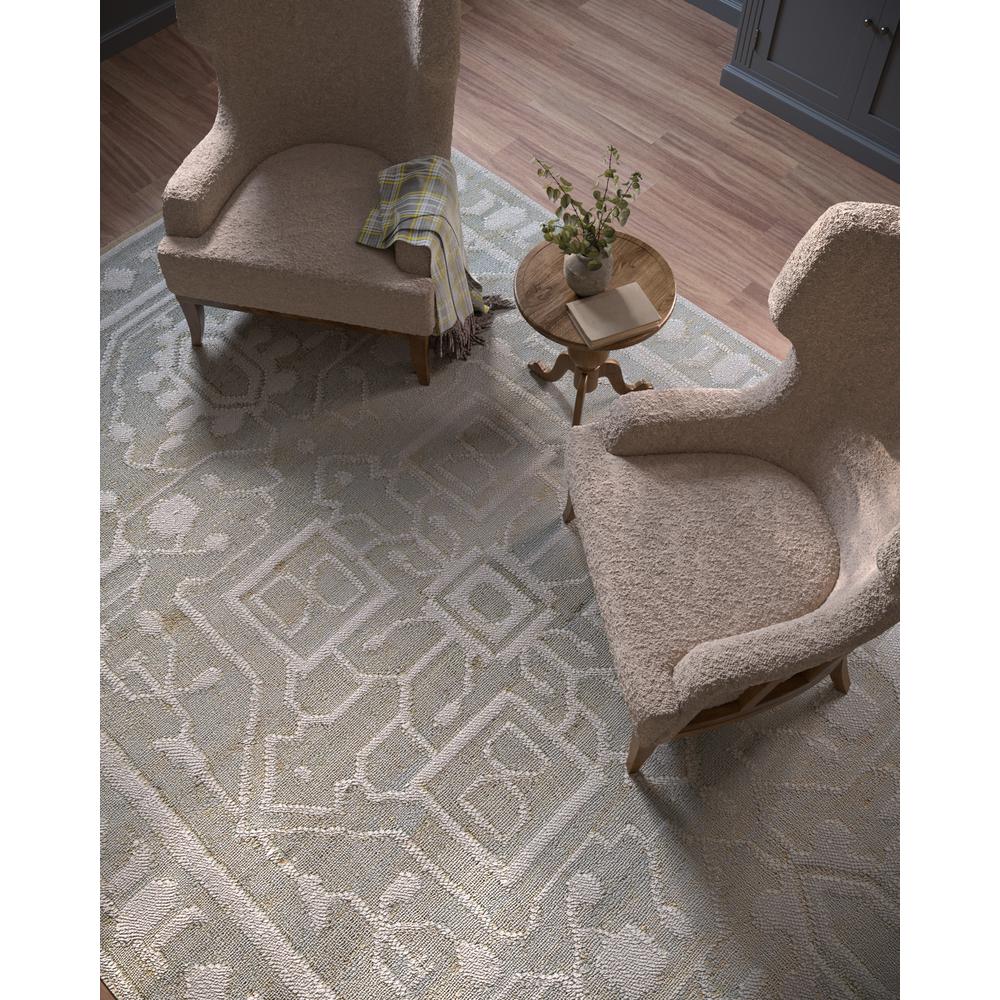 Traditional Rectangle Area Rug, Blue, 5'3" X 7'6". Picture 10