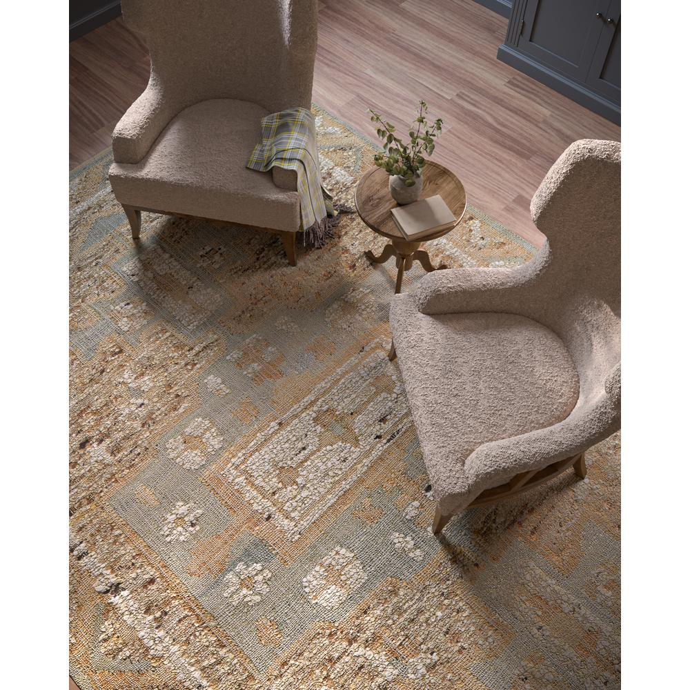 Traditional Rectangle Area Rug, Blue, 5'3" X 7'6". Picture 11