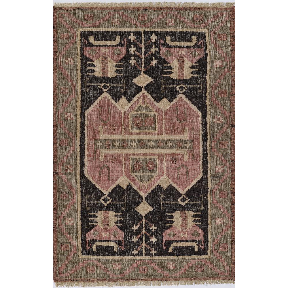 Traditional Rectangle Area Rug, Multi, 5'3" X 7'6". Picture 1
