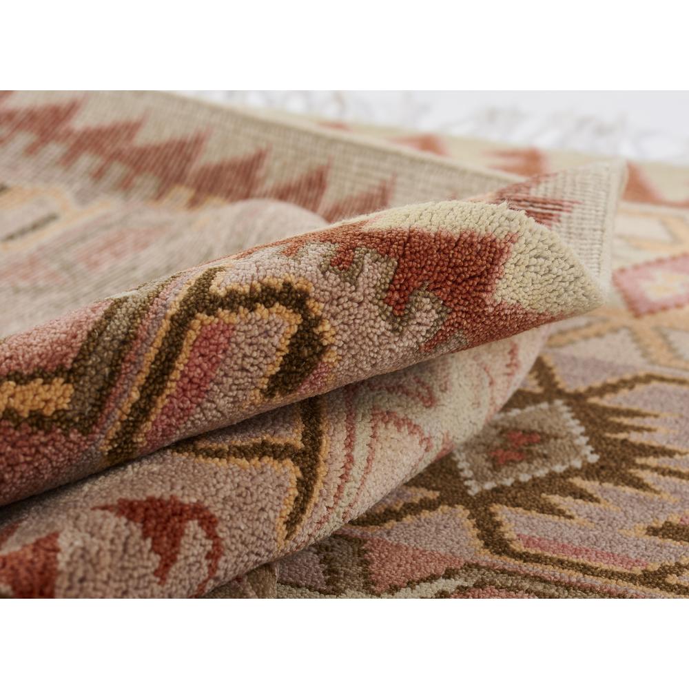 Traditional Rectangle Area Rug, Rust, 3'6" X 5'6". Picture 7