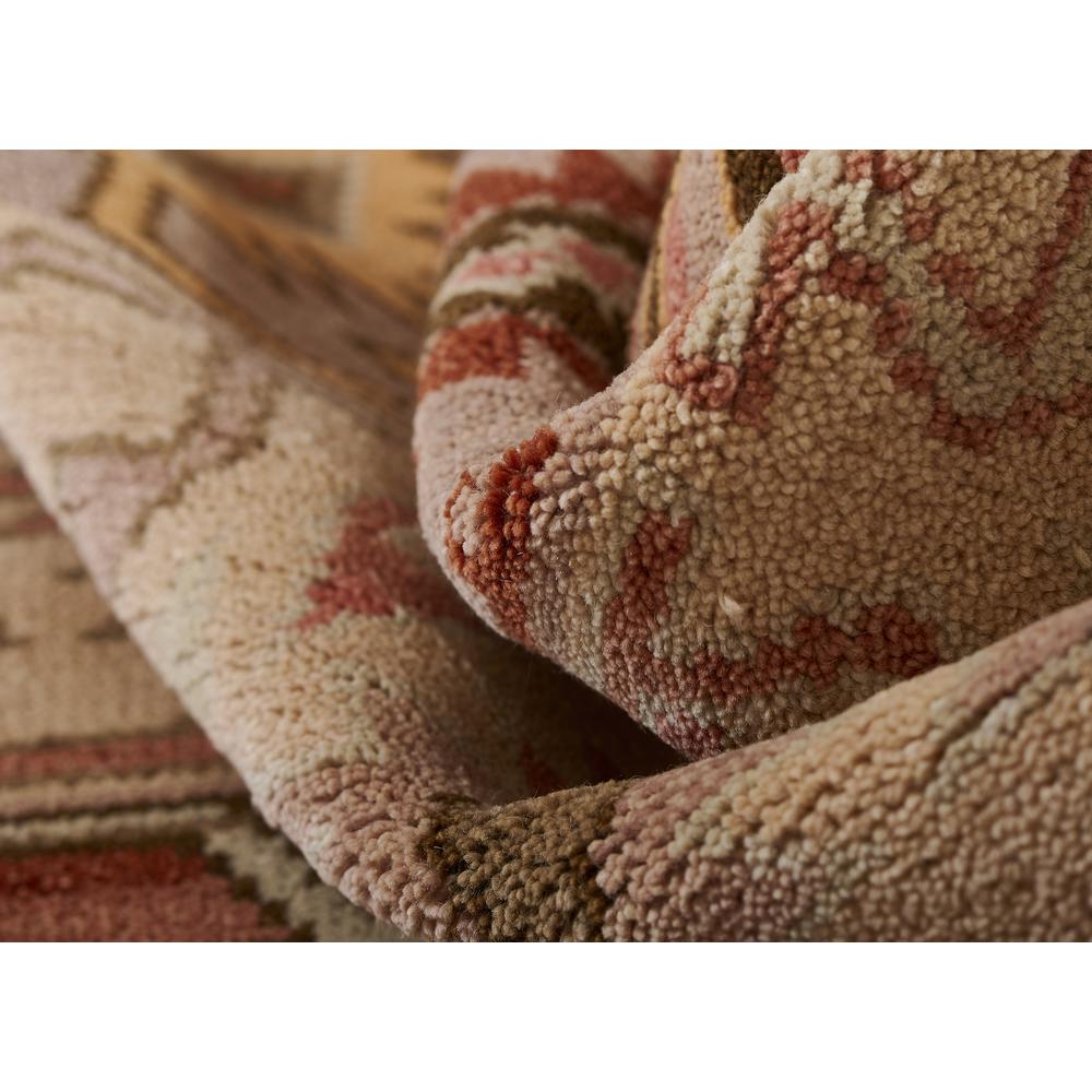 Traditional Rectangle Area Rug, Rust, 3'6" X 5'6". Picture 10