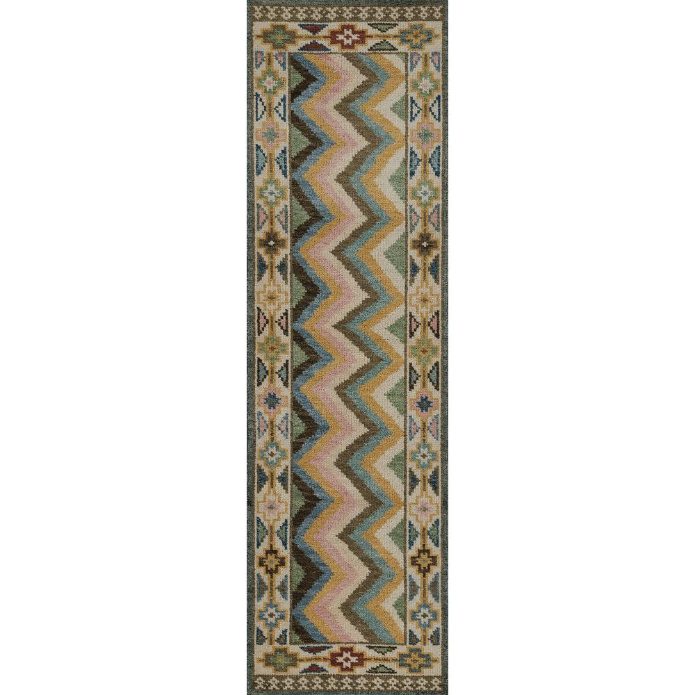 Traditional Rectangle Area Rug, Multi, 3'6" X 5'6". Picture 5