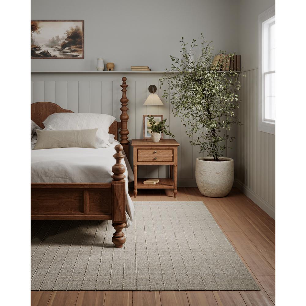 Contemporary Rectangle Area Rug, Natural, 3'6" X 5'6". Picture 10