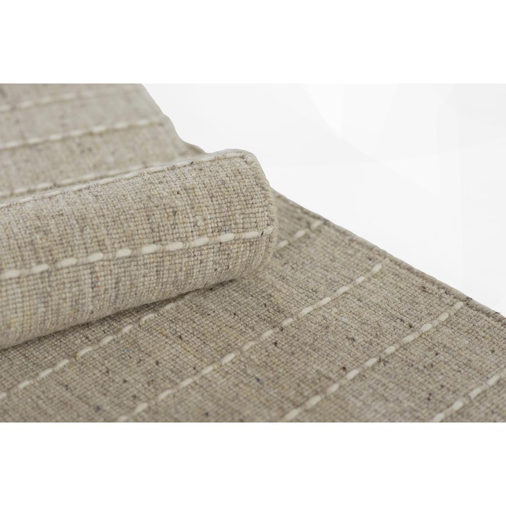 Contemporary Rectangle Area Rug, Natural, 3'6" X 5'6". Picture 9