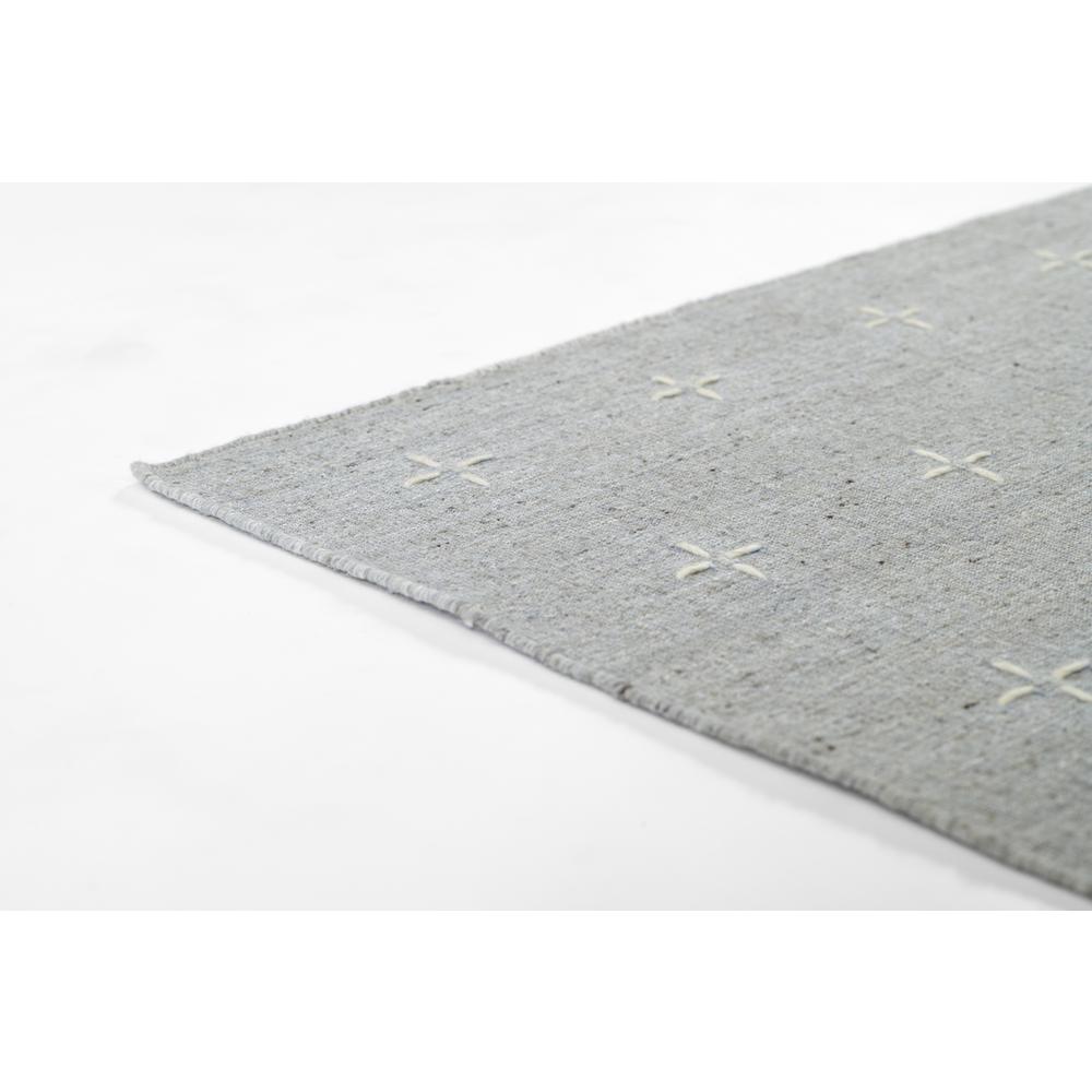 Contemporary Rectangle Area Rug, Light Blue, 5' X 8'. Picture 6