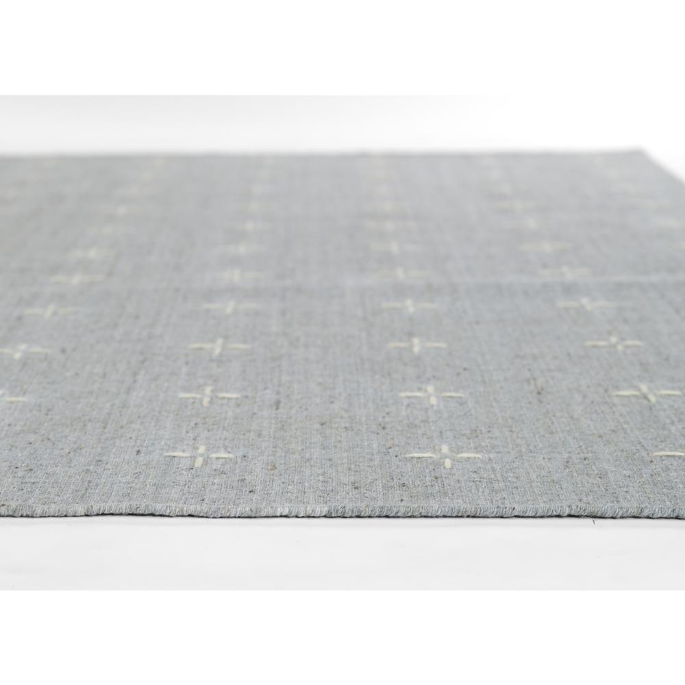 Contemporary Rectangle Area Rug, Light Blue, 5' X 8'. Picture 7