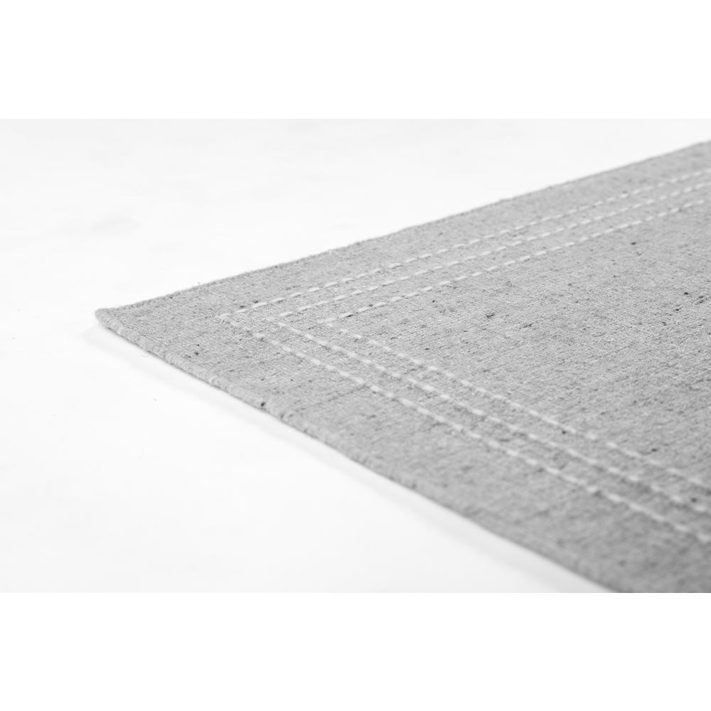 Contemporary Rectangle Area Rug, Light Blue, 5' X 8'. Picture 6