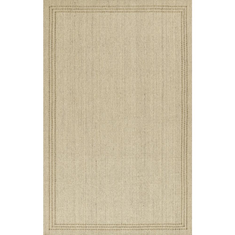 Contemporary Rectangle Area Rug, Natural, 5' X 8'. Picture 1