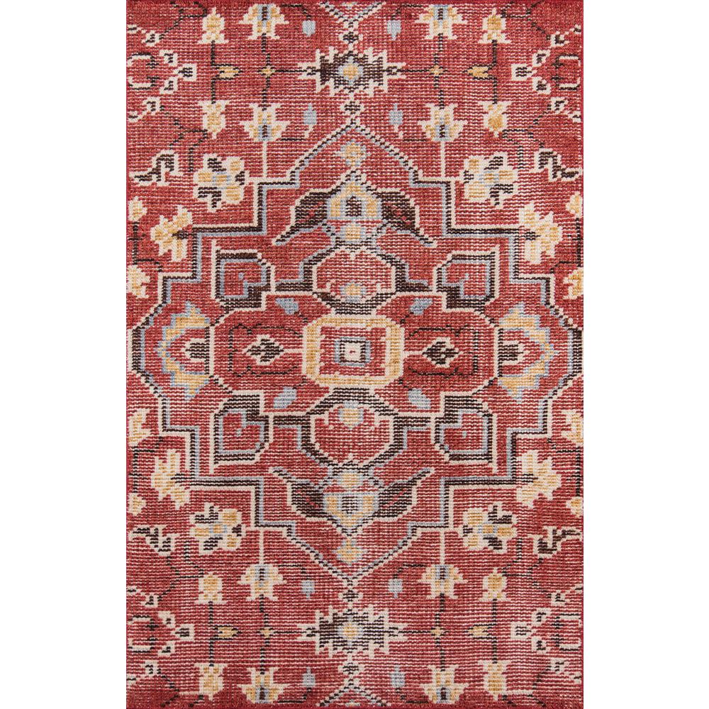 Traditional Rectangle Area Rug, Red, 5' X 8'. Picture 1