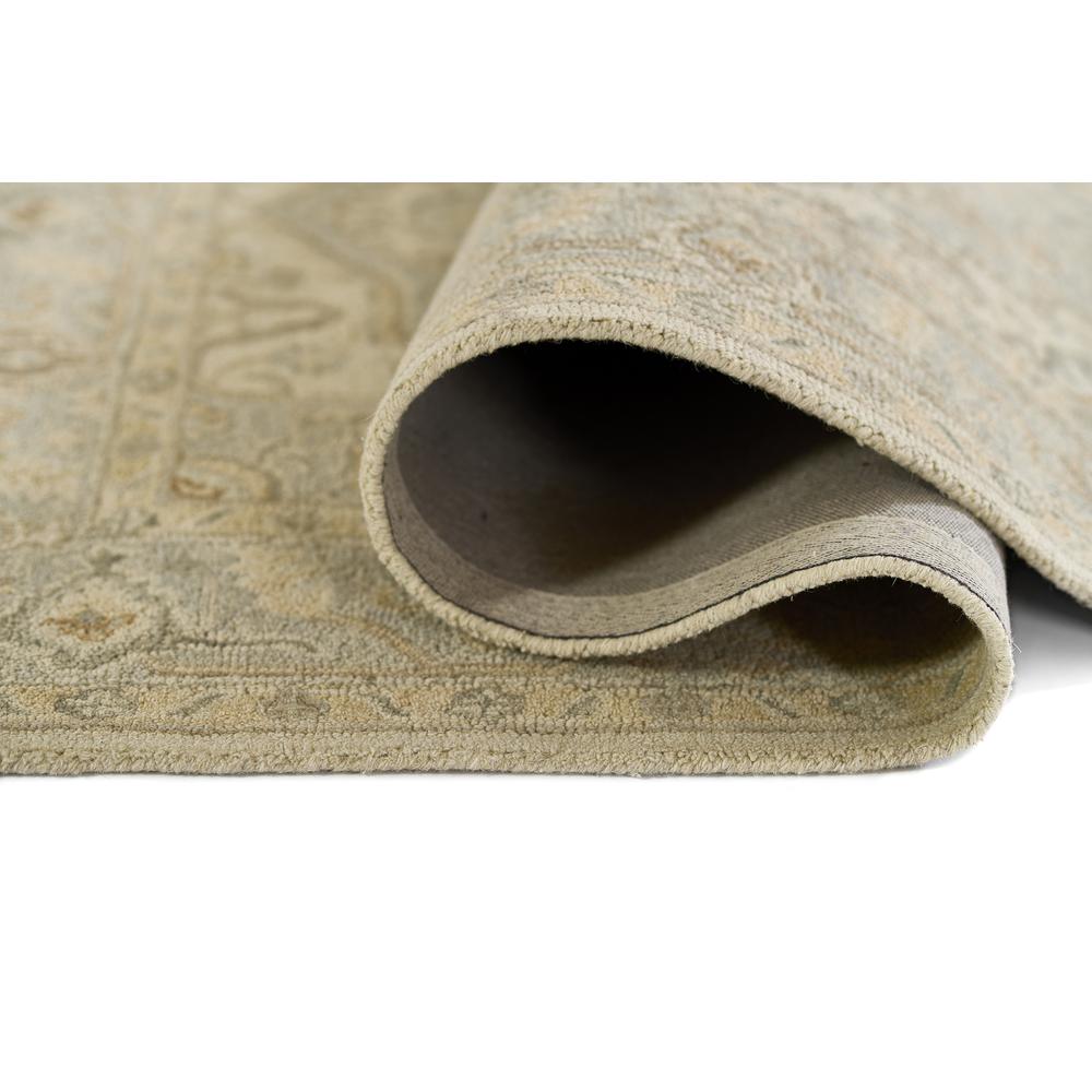 Traditional Rectangle Area Rug, Light Blue, 5' X 8'. Picture 7